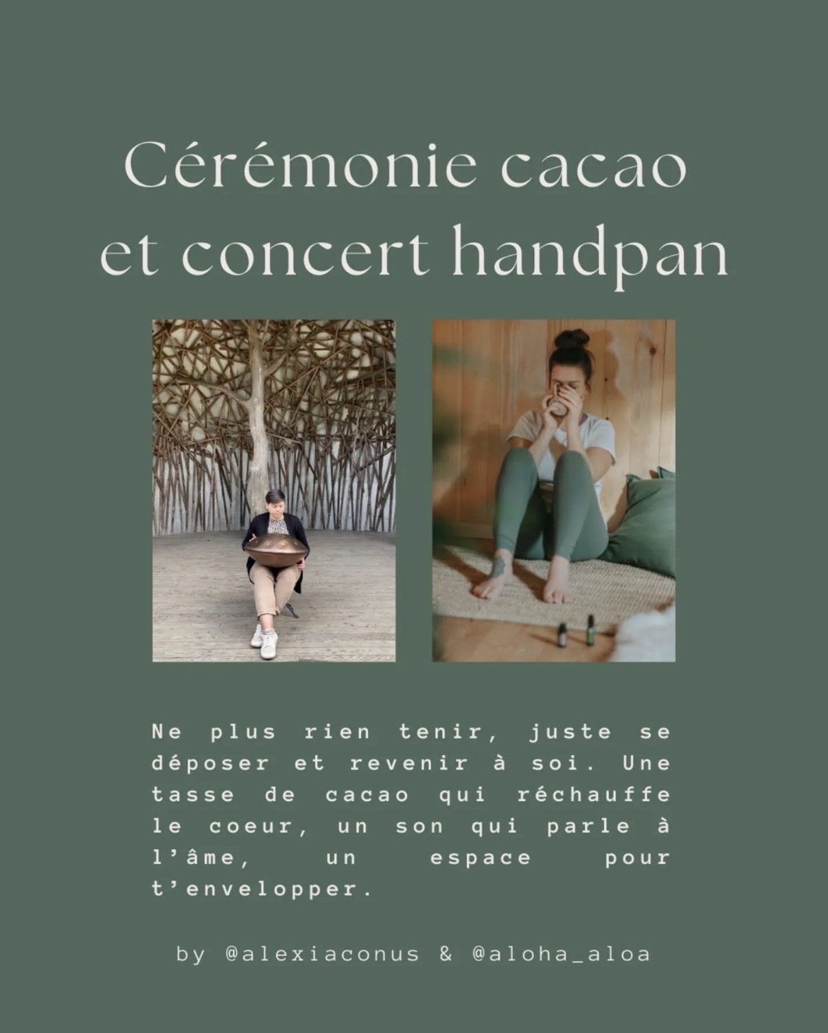 Concert de Handpan & Cérémonie Cacao