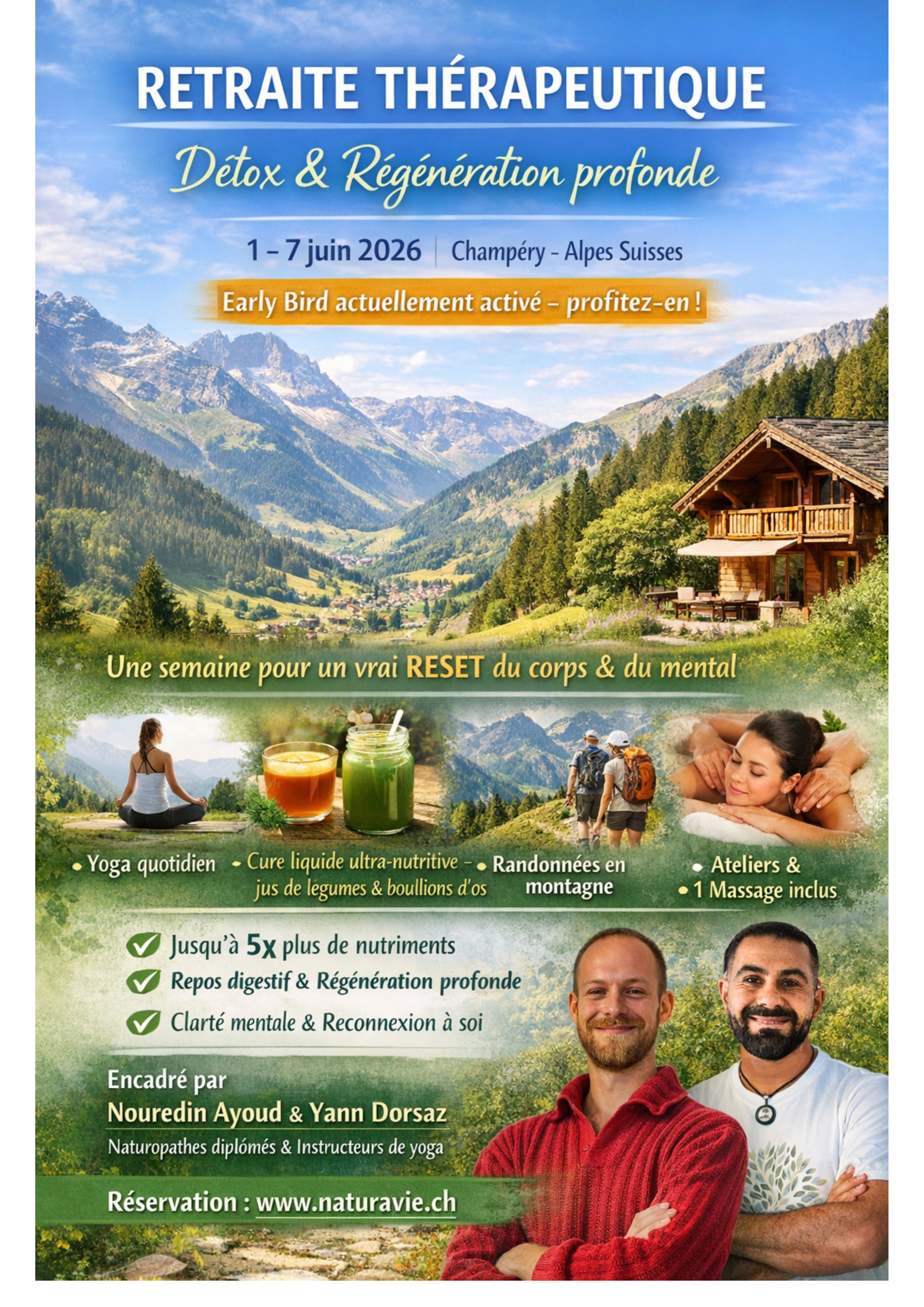 Retraite thérapeutique une semaine de vacances santé